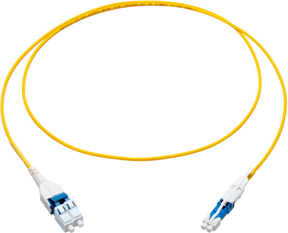 Camplex SMD9-CS-LC-001 Premium Bend Tolerant Fiber Patch Cable Single Mode CS to Duplex LC -  Yellow - 1 Meter | American Cable Assemblies