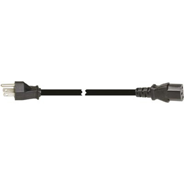 Orion Fans 24131-67-01 Cord, Power,5-15P Plug,C13,3 Cond SJT Cbl,6'7",14 AWG,Black,Thermoplastic Ins | American Cable Assemblies
