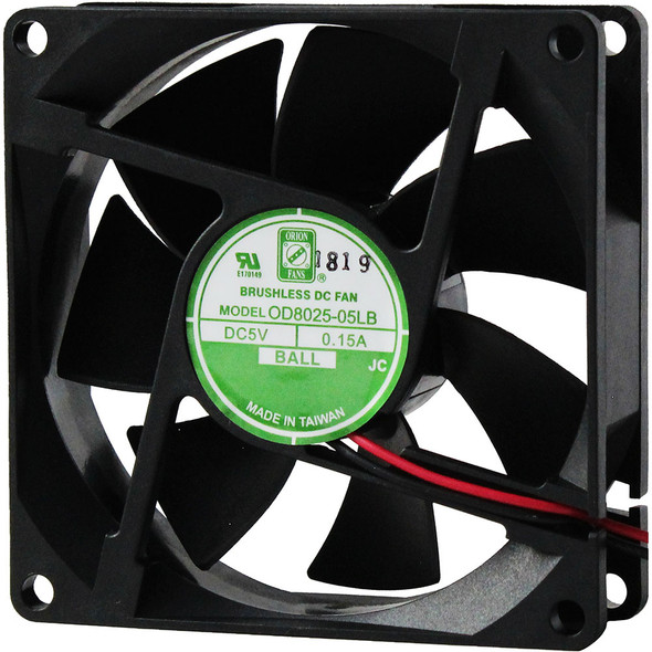 Orion Fans OD8025-48HBXE DC Fan, 48V, 80 x 80 x 25mm, XE Series | American Cable Assemblies