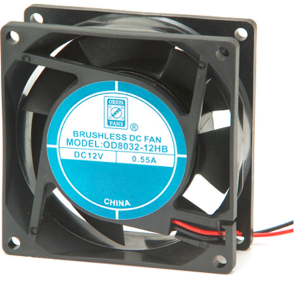 Orion Fans OD8032-12HS Fan;DC;80X32mm;12V;Sleeve;42CFM | American Cable Assemblies