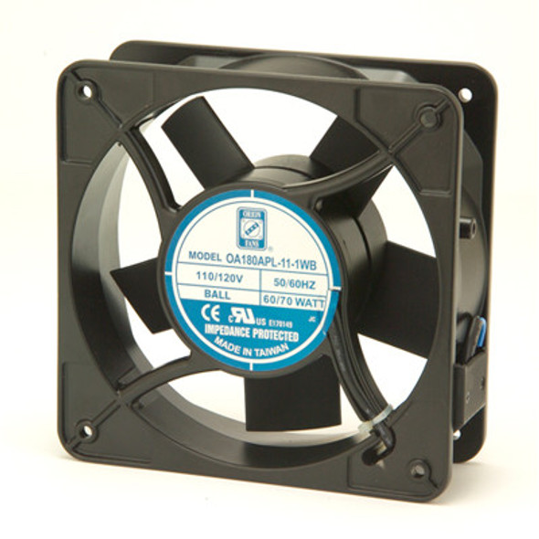 Orion Fans OD180APL-48LB DC Fan,Square, 180x180x65mm,48V,300CFM | American Cable Assemblies