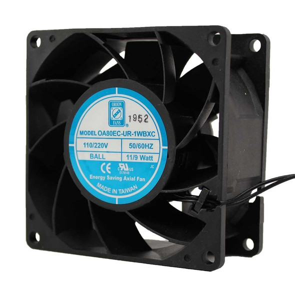 Orion Fans OA80EC-UR-1WBXC EC Fan - 110/220VAC - 6.3Watts | American Cable Assemblies