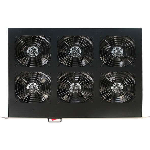 Orion Fans OET605S EC Fan Tray, 1 RU Expandable, Vertical Flow, 6 Fans, 80-265V,803CFM, 19x14x1.75 | American Cable Assemblies