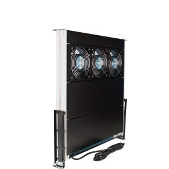 Orion Fans OAT300S-7 Fan;FanTray;Short Tray;AC;115V;3 Fans;330 CFM;Black;14L x 19W x 1.75D in