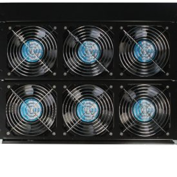 Orion Fans OAT602 Fan Tray,Six 230VAC Fans,660CFM,Ball Bearing,18"Standard Tray Length