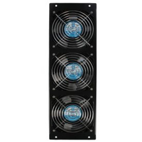 Orion Fans ODT304 Fan Tray,48 VDC,3 Unit,330CFM,17"x18"x1.5",Ball Bearing Fan