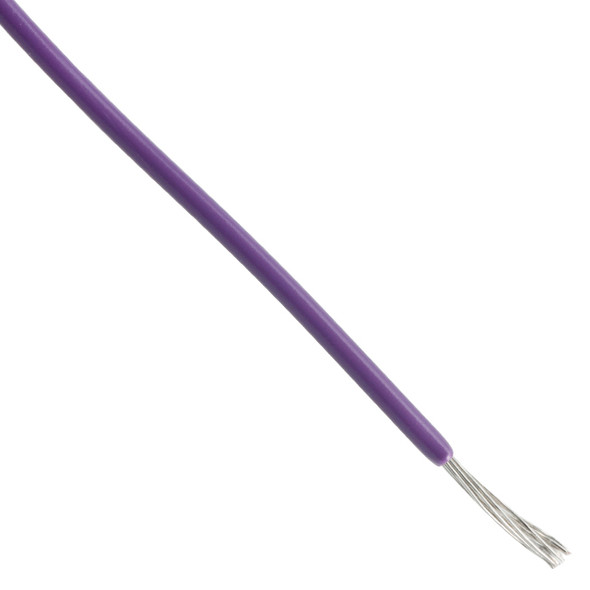 Alpha Wire 5874 VI005 Hook-Up Strnd 24Awg Violet 100' | American Cable Assemblies