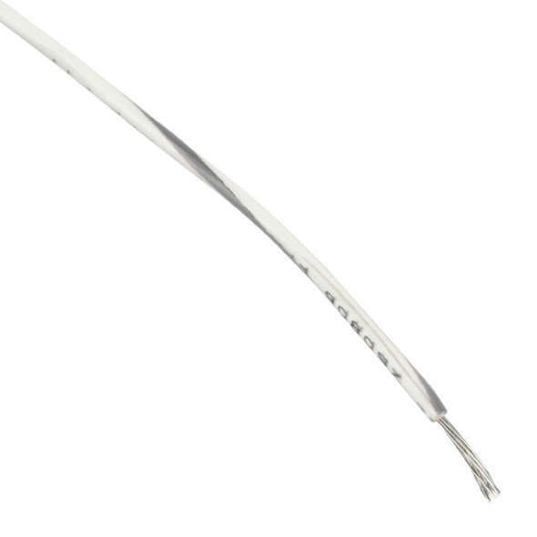 Alpha Wire 1853 WS001 Hookup Strnd 26Awg Wht/Gry 1000' | American Cable Assemblies