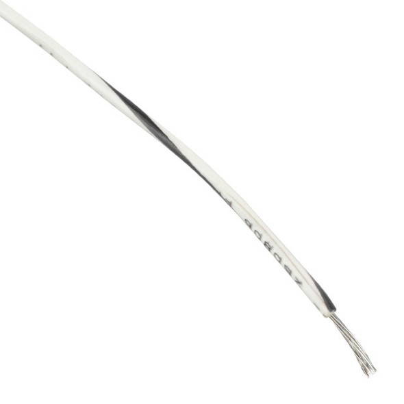 Alpha Wire 1551 WB001 Hookup Strnd 22Awg Wht/Blk 1000' | American Cable Assemblies
