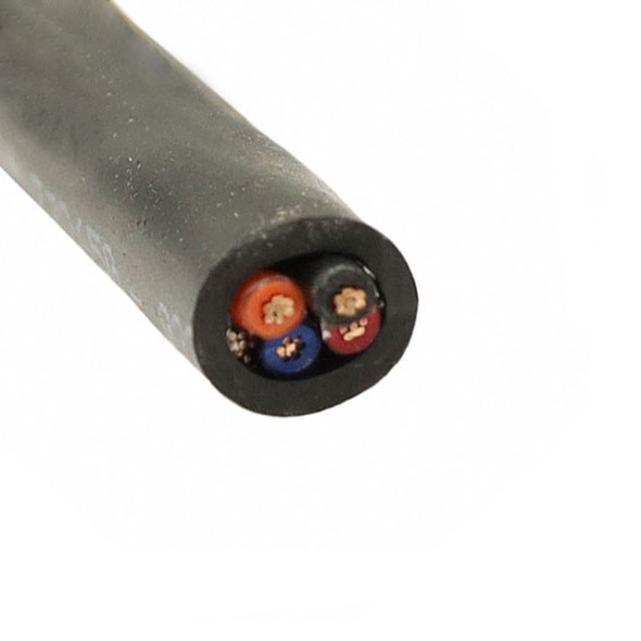 Alpha Wire M33802 BK005 Cable 4Cond 18Awg Blk Shld 100' | American Cable Assemblies