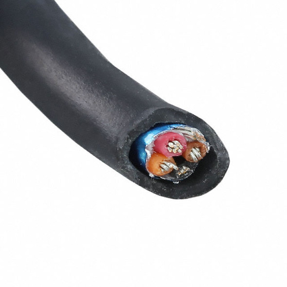 Alpha Wire 25094 BK005 Cable 4Cond 24Awg Blk Shld 100' | American Cable Assemblies