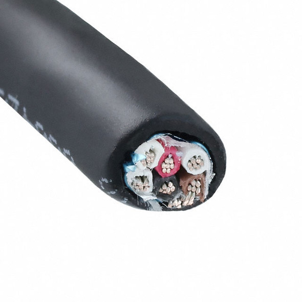 Alpha Wire 45483 BK005 Multi-Pair 6Cond 22Awg Blk 100' | American Cable Assemblies