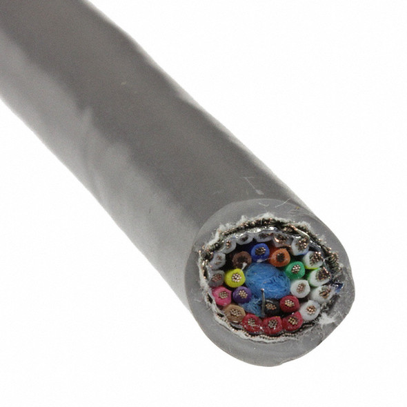 Alpha Wire 86225CY SL005 Cable 25Cond 24Awg Shld 100' | American Cable Assemblies