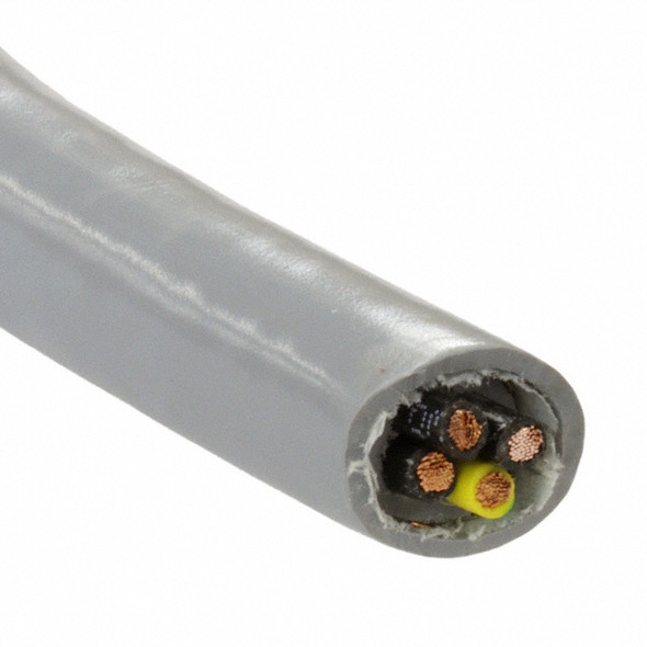 Alpha Wire 65204CY SL005 Cable 4Con 12Awg Slate Shld 100' | American Cable Assemblies