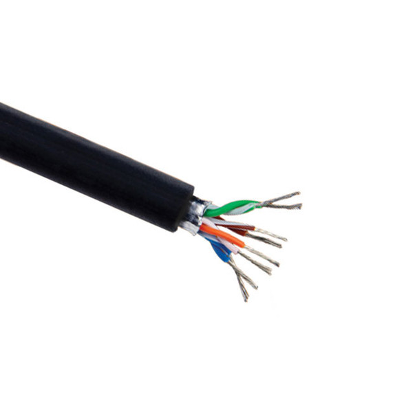 Alpha Wire 76021 BK002 Cable Cat5E 8Cond 24Awg Blk 500' | American Cable Assemblies
