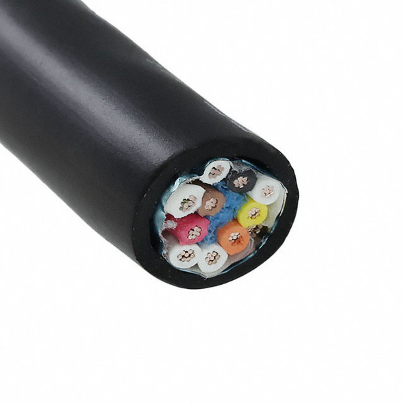 Alpha Wire 45485 BK005 Multi-Pair 10Cond 22Awg Blk 100' | American Cable Assemblies