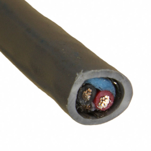 Alpha Wire 5162C SL002 Cable 2Con 18Awg Slate Shld 500' | American Cable Assemblies