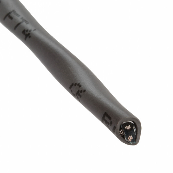 Alpha Wire M4602 SL005 Cable 2Con 24Awg Slate Shld 100' | American Cable Assemblies