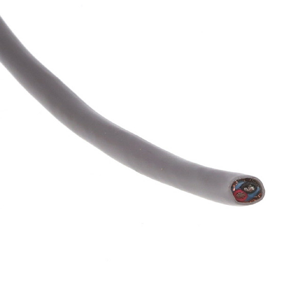 Alpha Wire 2260 SL005 Cable 2Con 16Awg Slate Shld 100' | American Cable Assemblies