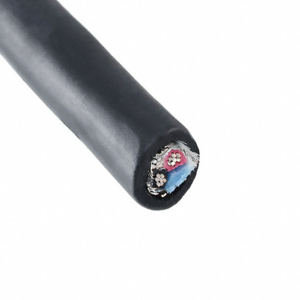Alpha Wire 25152 BK005 Cable 2Cond 20Awg Blk Shld 100' | American Cable Assemblies