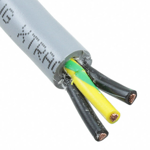 Alpha Wire 65803 SL002 Cable 3Cond 18Awg Slate 500' | American Cable Assemblies