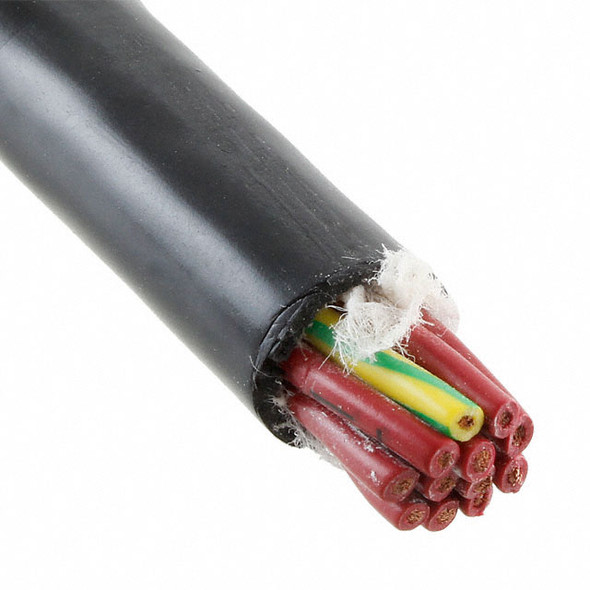 Alpha Wire 85012 BK005 Cable 12Cond 20Awg Black 100' | American Cable Assemblies