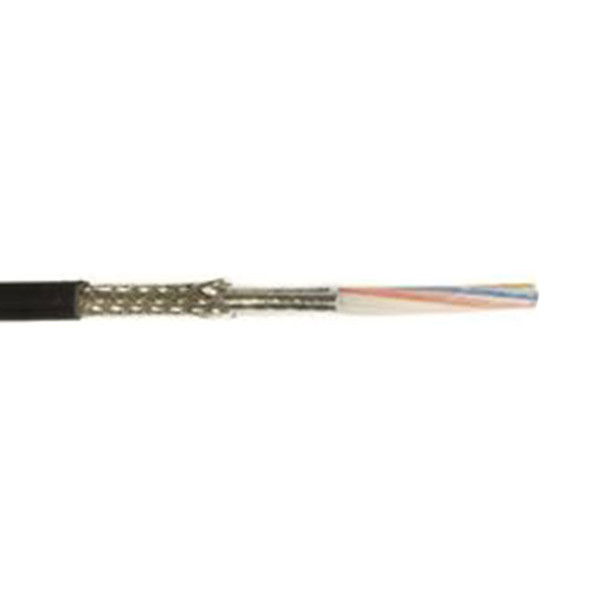 Alpha Wire 74007 BK002 Cable 4Cond 22Awg Blk Shld 500' | American Cable Assemblies