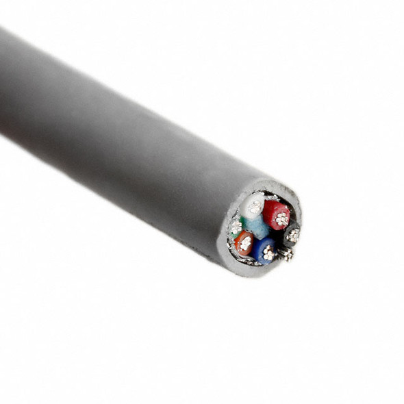 Alpha Wire 79253 SL005 Cable 6Con 24Awg Slate Shld 100' | American Cable Assemblies