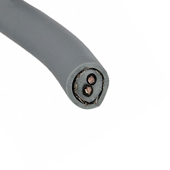 Alpha Wire 470027YY GE033 Cable 2Cond 19Awg Gray 100M | American Cable Assemblies
