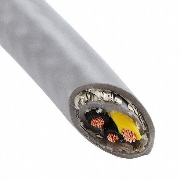 Alpha Wire 80115 SL005 Cable 3Con 22Awg Slate Shld 100' | American Cable Assemblies