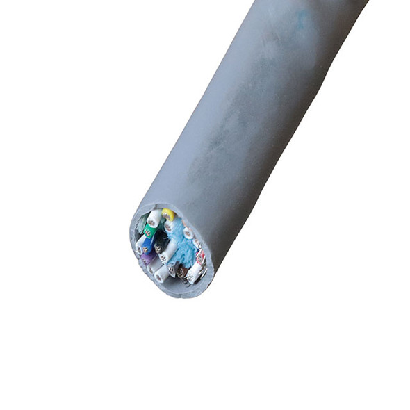 Alpha Wire 5522 SL005 Cable 2Con 18Awg Slate Shld 100' | American Cable Assemblies