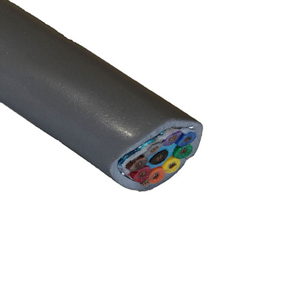 Alpha Wire 5430/9 SL005 Cable 9Con 18Awg Slate Shld 100' | American Cable Assemblies