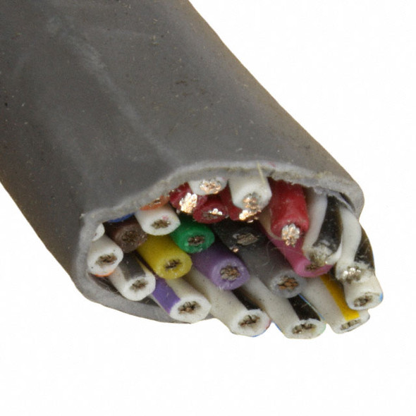 Alpha Wire 5020/50C SL005 Cable 50Cond 24Awg Slate 100' | American Cable Assemblies