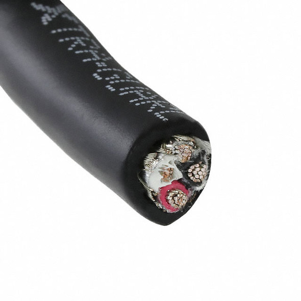Alpha Wire 45153 BK005 Cable 3Cond 20Awg Blk Shld 100' | American Cable Assemblies