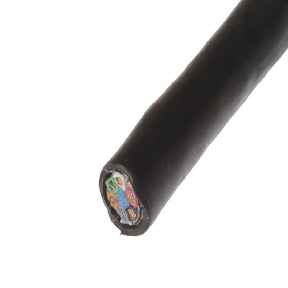Alpha Wire 45166 BK005 Cable 6Cond 18Awg Blk Shld 100' | American Cable Assemblies