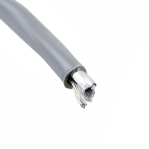 Alpha Wire M13242 SL002 Cable 2Con 18Awg Slate Shld 500' | American Cable Assemblies