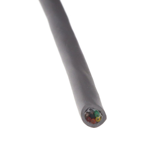 Alpha Wire 5923 SL005 Cable 6Cond 28Awg Slate 100' | American Cable Assemblies