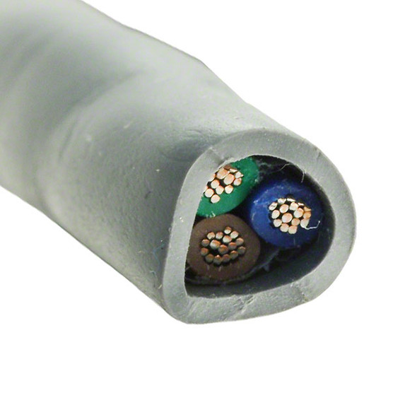 Alpha Wire 5383/1C SL002 Cable 3Con 18Awg Slate Shld 500' | American Cable Assemblies