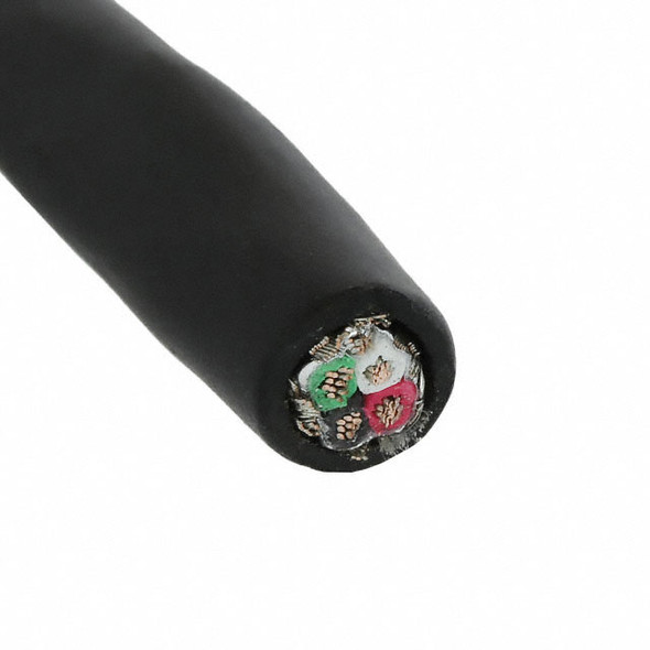 Alpha Wire 45154 BK001 Cable 4Cond 20Awg Blk Shld 1000' | American Cable Assemblies
