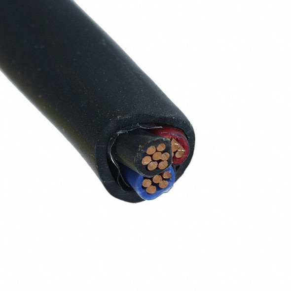 Alpha Wire M3867 BK001 Cable 3Cond 12Awg Black 1000' | American Cable Assemblies