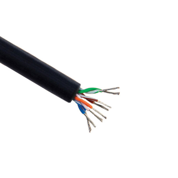 Alpha Wire 76000 BK001 Cable Cat5E 8Con 24Awg Blk 1000' | American Cable Assemblies