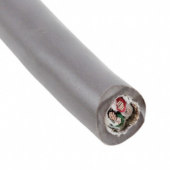 Alpha Wire 79123 SL005 Cable 4Con 14Awg Slate Shld 100' | American Cable Assemblies