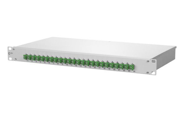 Metz Connect 1502597624-E OpDAT fix patch panel splice 24xLC-D APC OS2 | American Cable Assemblies