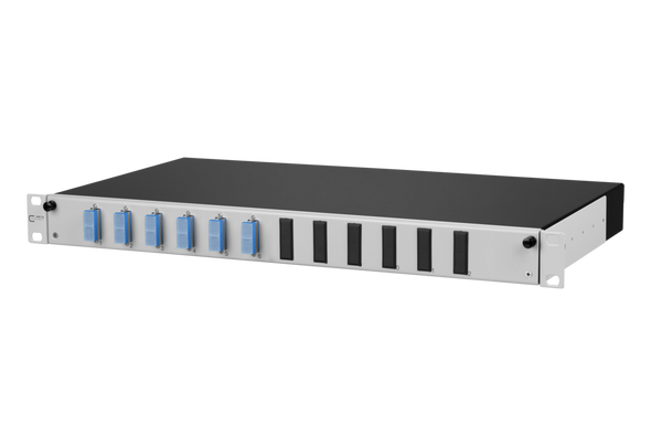 Metz Connect 150269E206-F OpDAT slide patch panel splice 6xSC-D OS2 | American Cable Assemblies