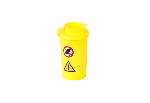 Metz Connect 150800207-E Container for fibre residues 100 ml, yellow | American Cable Assemblies