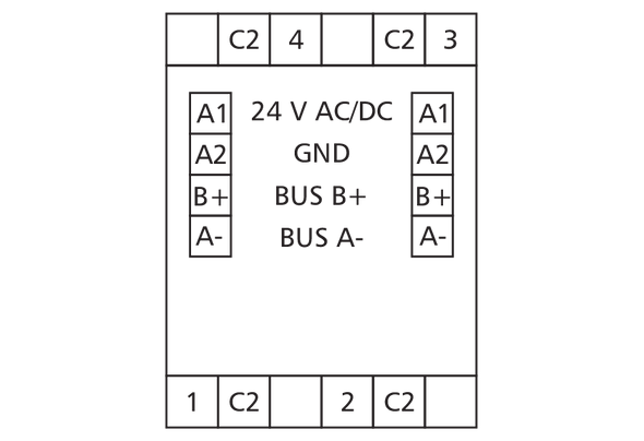 Metz Connect 110837130270. MR-F-AOP4 Modbus RTU