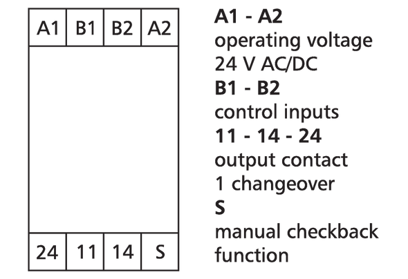 Metz Connect 110676132722. KRZ-E08 HR2 24 V AC/DC