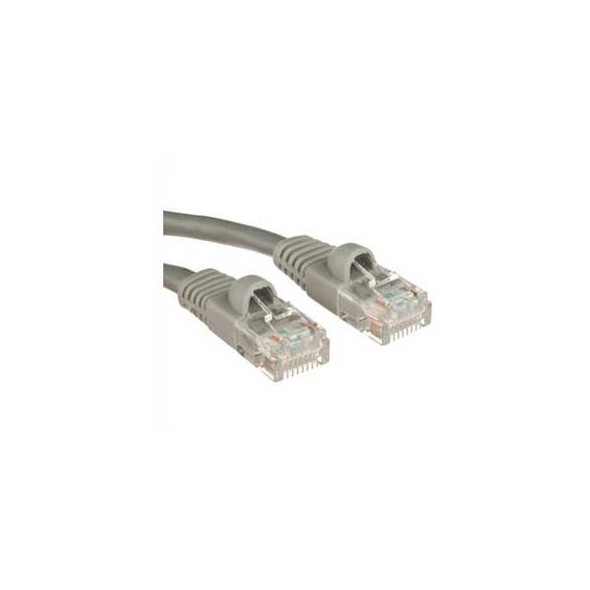 SR Component C6UST-25 Cat6 Network Patch Cable with Boots, Grey, 25FT | American Cable Assemblies