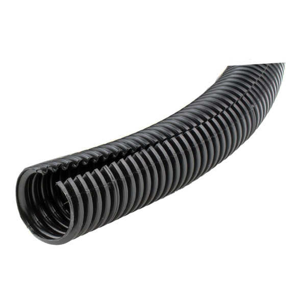 SR Component WL-1/2 Black Split Loom Tubing - 1/2" I.D. | American Cable Assemblies