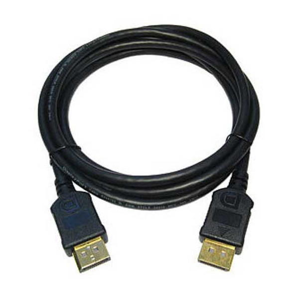 SR Components DP3 SR Components DP3 3ft 28AWG Black Male to Male DisplayPort Cable with Gold Plated Connectors